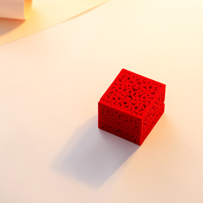 Fuente de fábrica ins caja de joyería de terciopelo caja de anillo pendientes caja de collar caja de brazalete caja de joyería caja de embalaje al por mayor