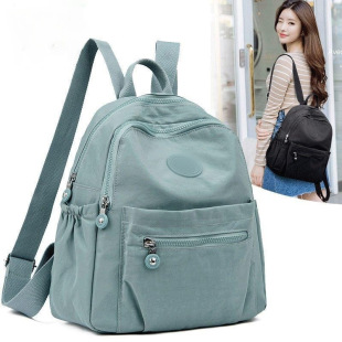 Manufacturer Backpack Women's Large Capacity Simple Versatile Backpack Bag Women's Fashion Lightweight Travel Bag Wholesale Women