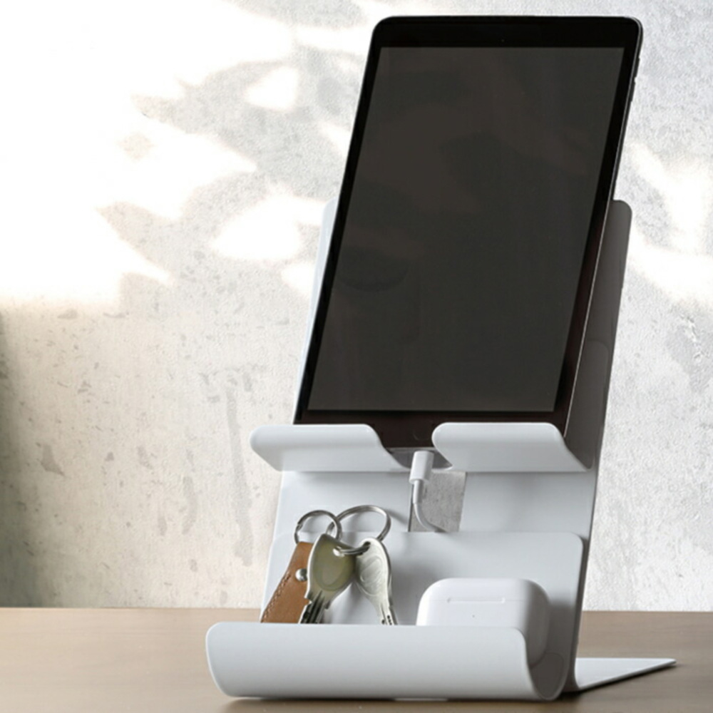 跨境桌面磁吸平板支架可调节家用手机ipad懒人支架多功能置物架