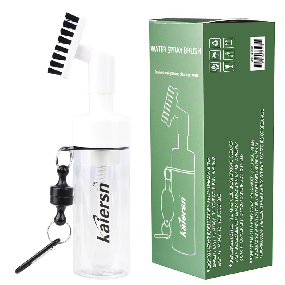 Club de golf pulverización cepillo de limpieza de agua pulverizador de presión cepillo de botella de agua cabeza de club accesorios de limpieza capacidad 150ML