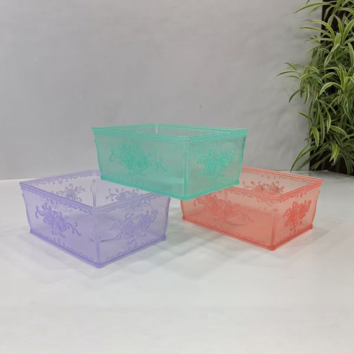 Categoría 4: Cestas de almacenamiento, contenedores de almacenamiento, cestas de drenaje para sala de estar y cocina, cestas para frutas, cajas de almacenamiento misceláneas para escritorio, cestas de almacenamiento. image 73