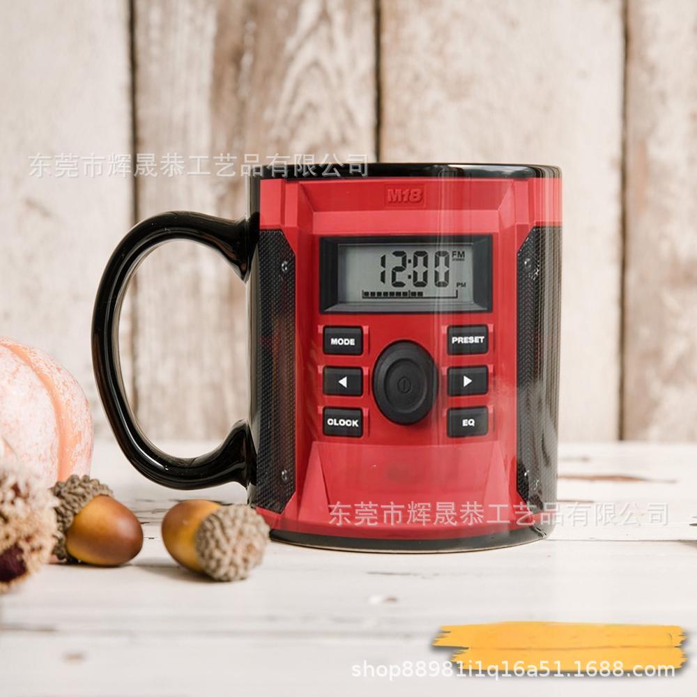 Transfronterizo nuevo Red Power Tool Ceramic Mug Red Electric Tool Taza de cerámica M18