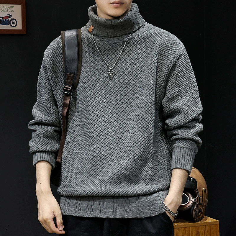 Demi-season sweater, knitted jacket, oversize
