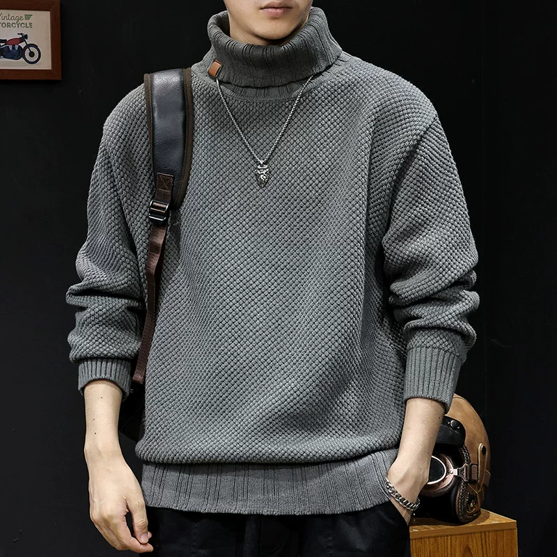 Demi-season sweater, knitted jacket, oversize