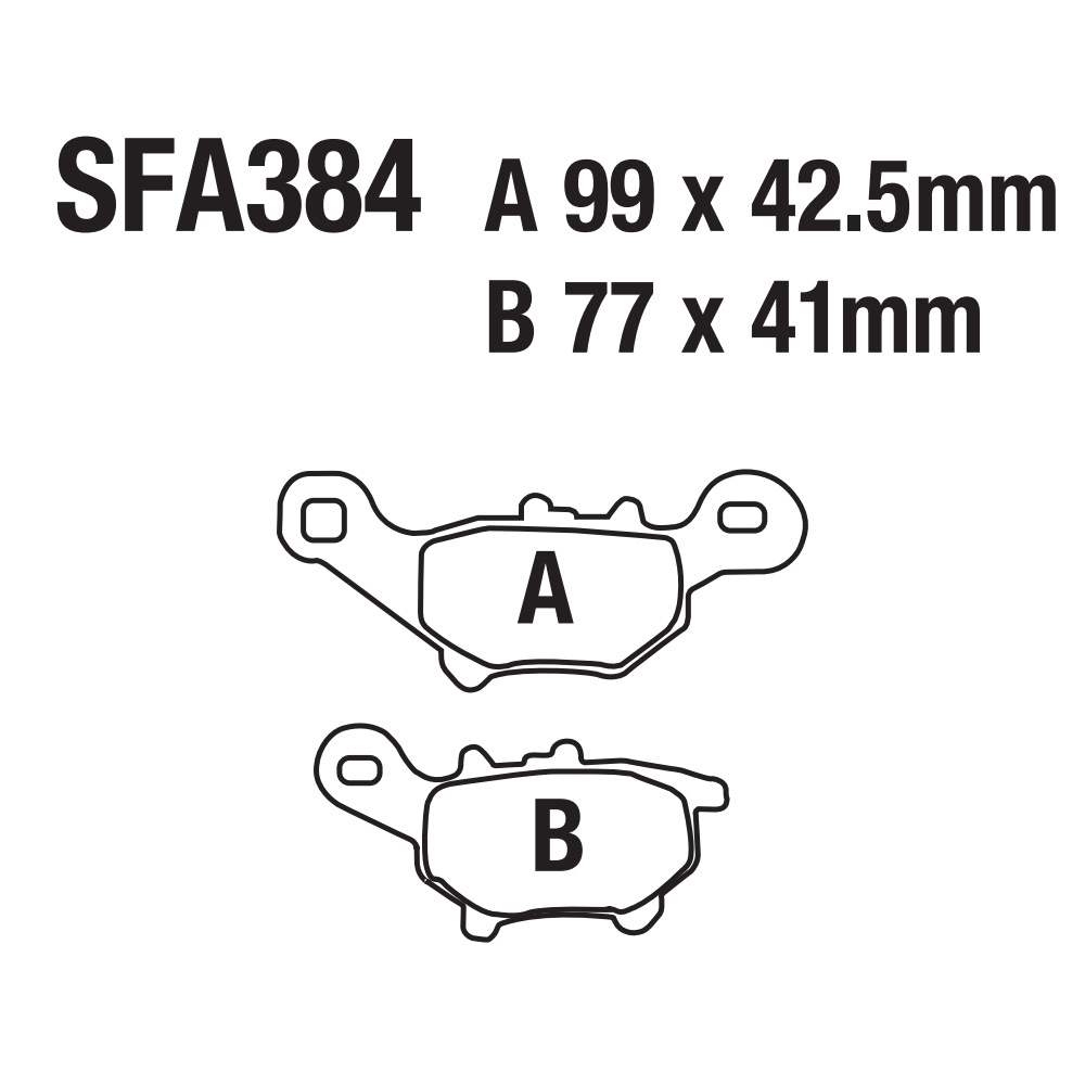 Motocicleta freno de goma de piel de freno de goma