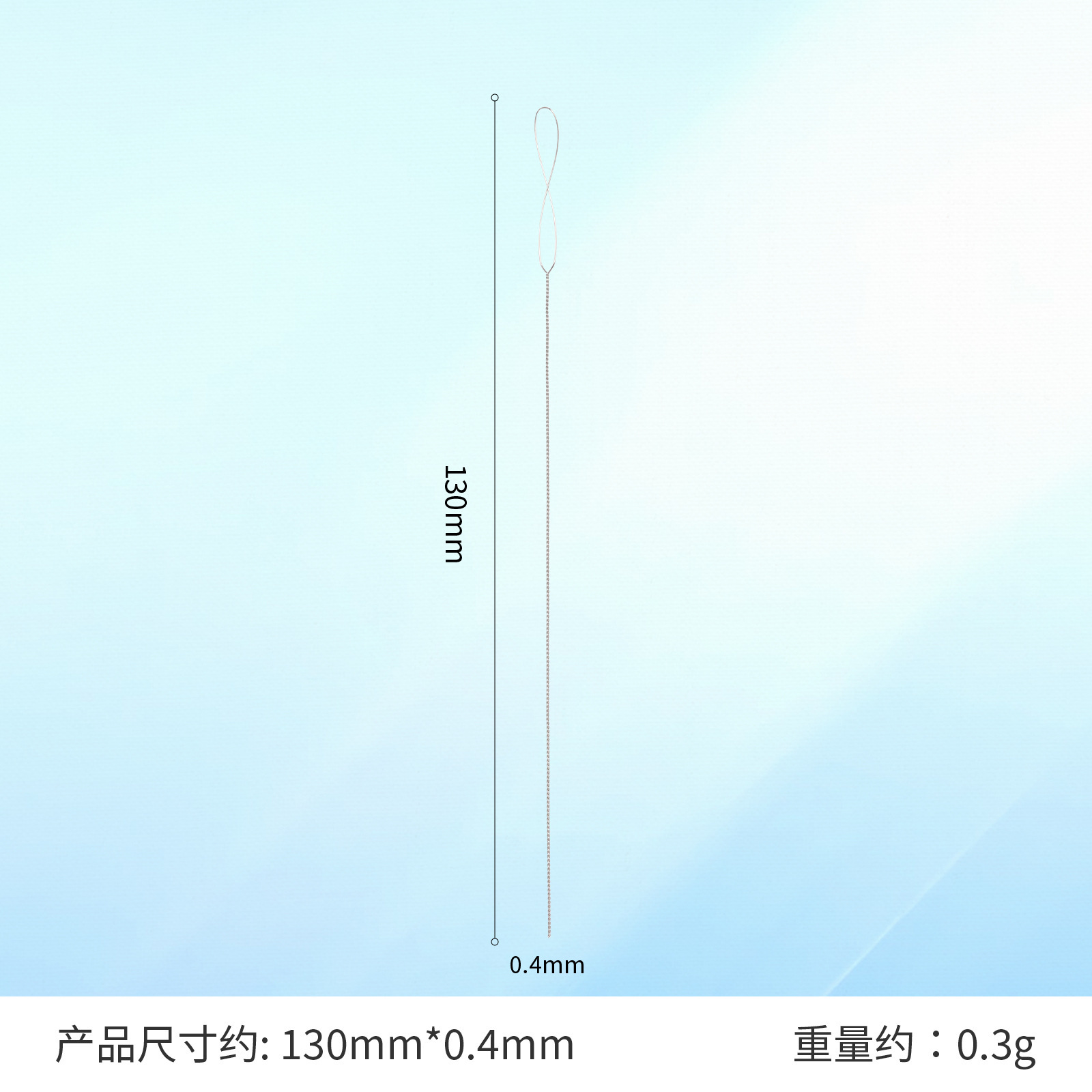 Venta directa de fábrica Aguja de apertura intermedia Aguja de enhebrado Aguja de orificio medio Aguja de enhebrado Aguja de enhebrado Collar de bricolaje