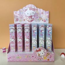 新款KT猫盲盒笔卡通草莓新闻纪念按动中性笔学生书写顺滑