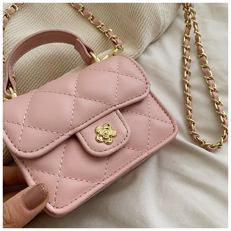 Sacs pour femmes, exquis, petit, parfumé, de grande valeur, pour enfants, à bandoulière, à la mode, motif diamant, mini sac à main, petit sac carré_voghion.com