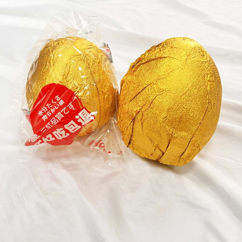 柚子包装纸铝箔45*45CM50*50CM金色啤酒花纹方形锡纸包装