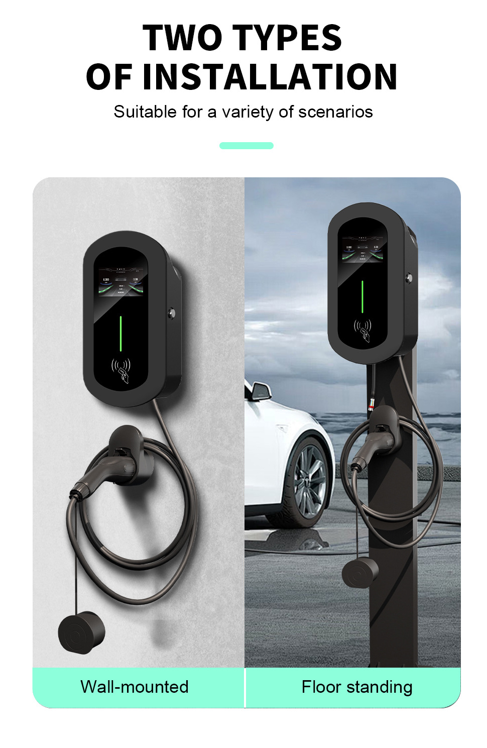 European Standard Charging Pile for Byd, Tesla, and Other New Energy Vehicles, Portable Charging Gun for Home Fast Charging