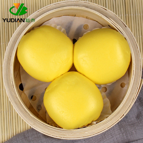 蛋黄流沙包广式早茶点心包点半成品酒楼早餐速食包子速冻食品包子