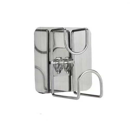 Bathroom wall-mounted basin rack, non-punching hooks for bathroom, storage hooks for basin, adhesive hooks for hanging basin on wall