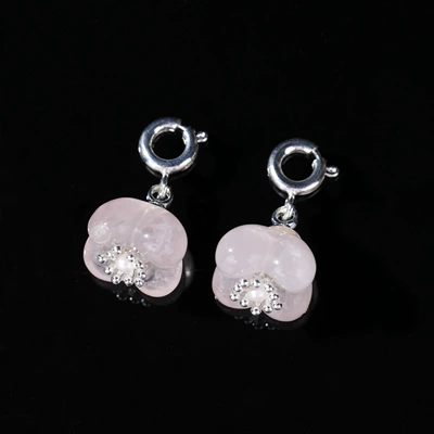Necklace Spacer Beads Accessories — Zərgərlik ara hissələri - 8peach-blossom