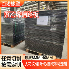 輸出用滑り止めパターン接合路盤材、建設現場用プラスチック仮設HDPEパッド、耐荷重ポリエチレン舗装板