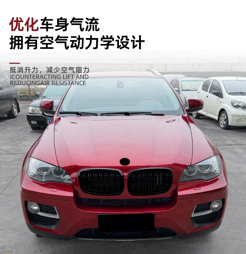 Applicable to Bmw X5 E70 X6 E71 2006-2013 Single-Line and Double-Line Front Grille Air Intake Modification