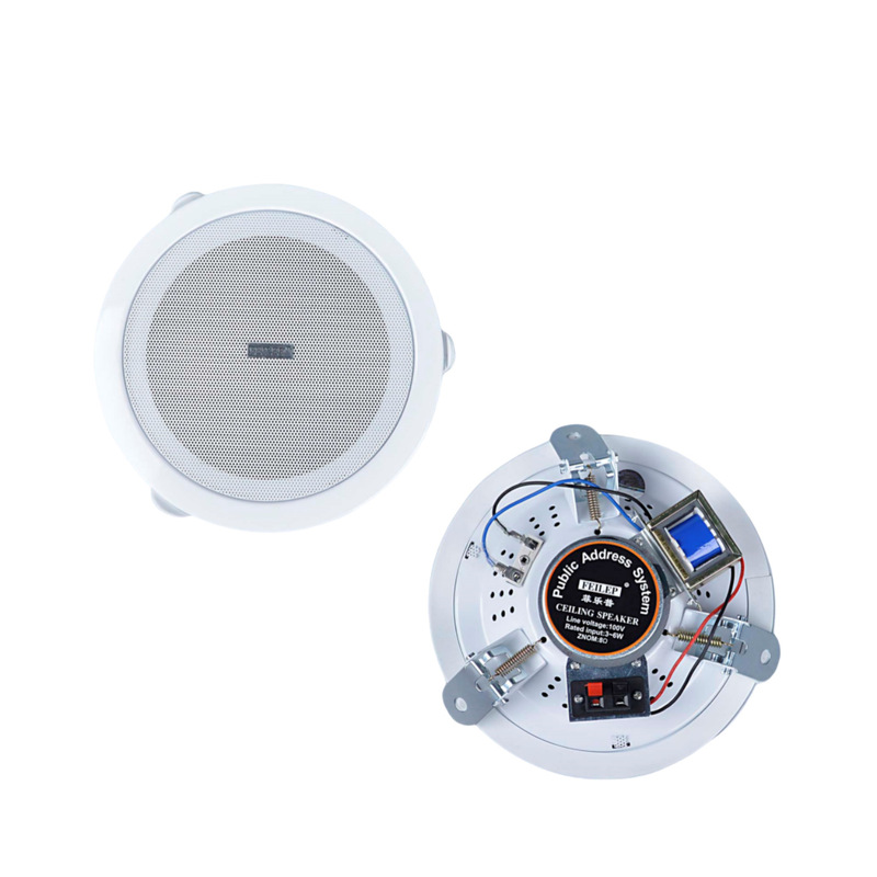 Public Broadcasting All-Metal 5inch 6inch Ceiling Speakers with High-Fidelity Sound Quality for Stores and Malls