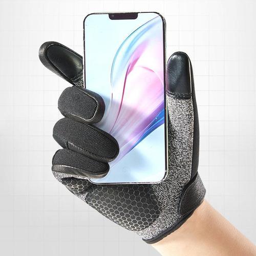 Tactical anti-cut full-finger gloves Kevlar touch screen military fans motorcycle combat training protective duty gloves anti-slip