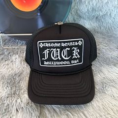アメリカンハイストリート CH トラッカーハット レター刺繍 カーブブリム ベースボールキャップ クロス トラッカーハット 男女兼用