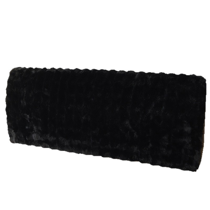 2025 nuevo otoño y invierno engrosado respaldo de cama de alto nivel a prueba de polvo cabecera de cama de lana de leche universal