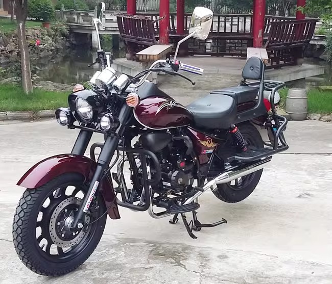 Retro Motorcycle Sports Car 200Cc National Iv Efi Can Be Licensed Storm Harley Prince Fuel Straddle Street Motorcycle