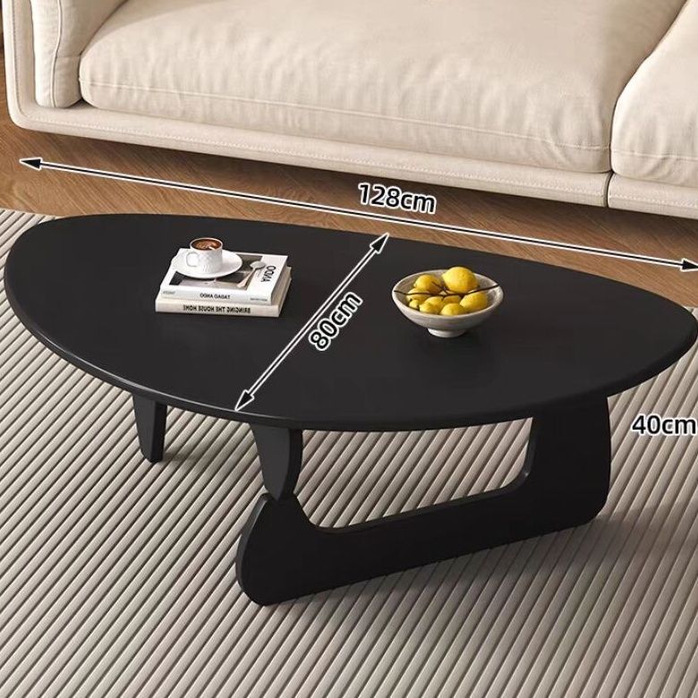 リビングルーム用の無垢材の小さなコーヒーテーブル、軽い豪華さ、シンプルでモダンな特殊な形のテーブル、インターネット有名人の小さなアパートのバルコニー、クリエイティブな小さなテーブル|undefined