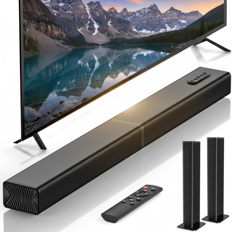 2025 New Cross-border Removable Echo Wall TV Audio Home Theater Home Living Room Bluetooth Wall Speaker