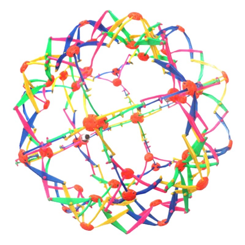 Bola de floración grande bola telescópica bola mágica de mano bola más grande y más pequeña bola dispersa Bola de flores bola creativa juguete para niños