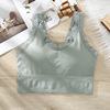 Underwear, wireless bra, supporting protective underware, bra top, 2021 collection, beautiful back, Korean style