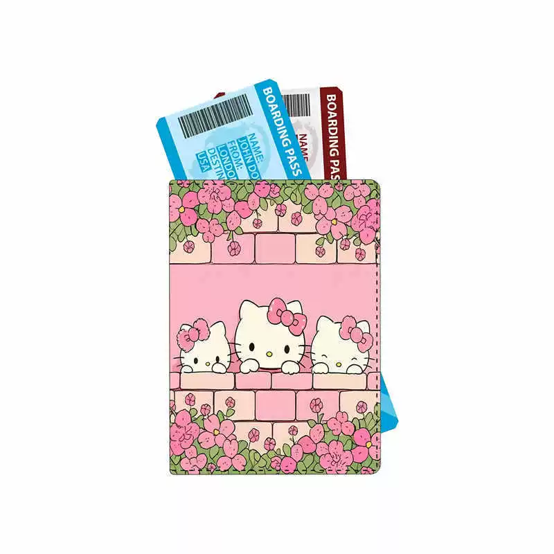 Sanrio, мультяшный универсальный портмоне-паспорт, чехол для путешествий, защитный чехол