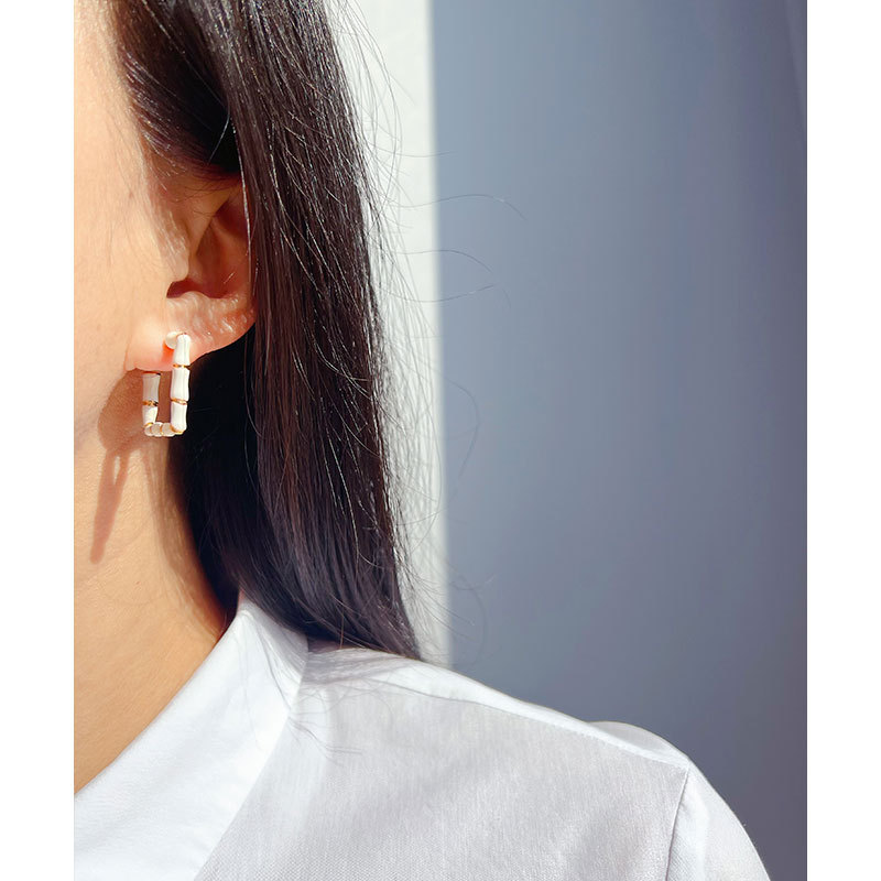 Fashion Geometric Copper Plating Ear Studs 1 Pair