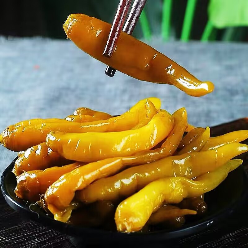 湖南农家老坛酸辣椒酸豆角贵州四川青辣子脆腌辣椒泡椒咸菜下饭|undefined