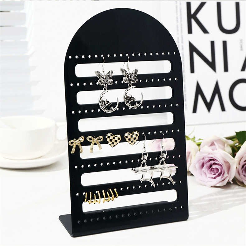 38g Weight Jewelry Display, Jewelry Rack Classification 1 Piece Quantity Plastic Material L Shape Pattern Modern Style Style 1 Piece Arylic Plastic Modern Style L Shape Jewelry Display Jewelry Rack