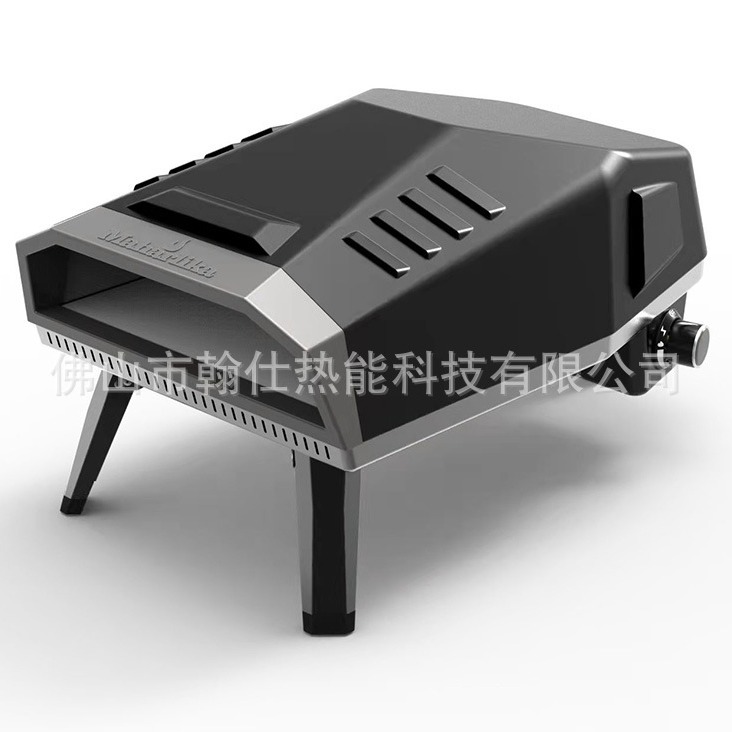 翰仕新款12寸燃气披萨炉户外烧烤BBQ燃气披萨炉披萨烤箱烤披萨
