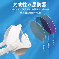 Over-the-counter adult protective goggles for men and women, swimming goggles with high-definition transparent, waterproof and anti-fog features.