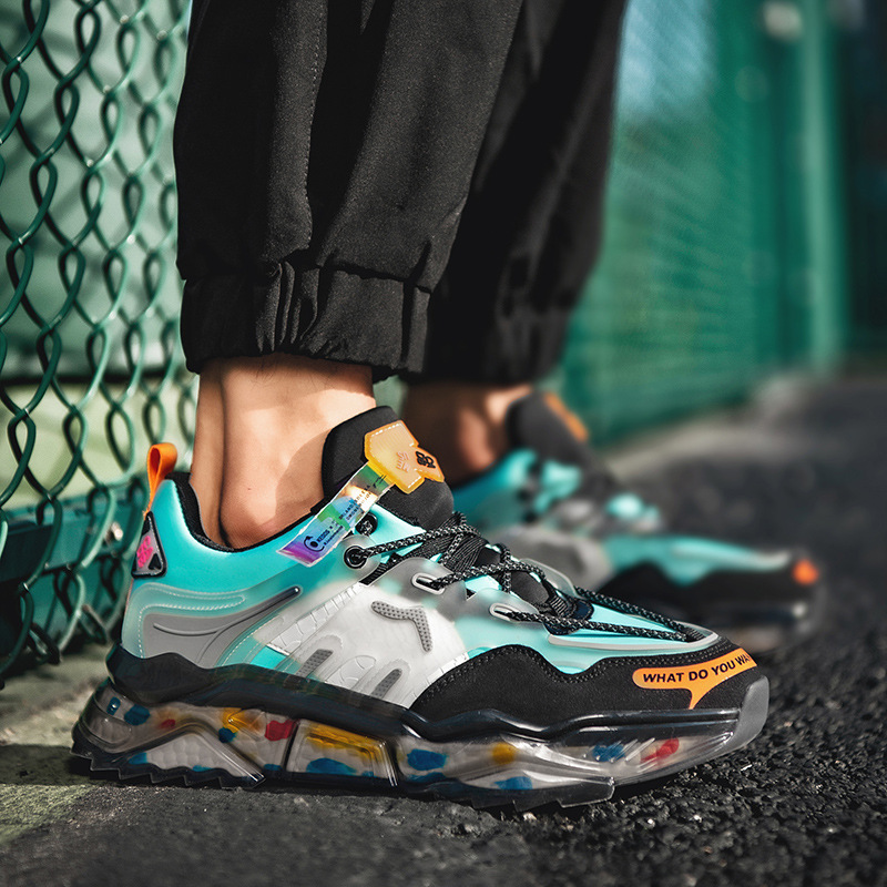 Spring 2022 New Popcorn Middle fleece-lined Cotton Warm sneaker Casual Torre Shoes Basketball Shoes Men's Shoes