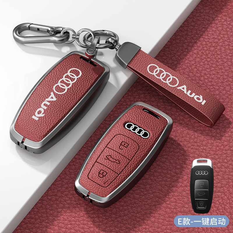 E type smart volcanic red zinc alloy shell + hardware bracelet