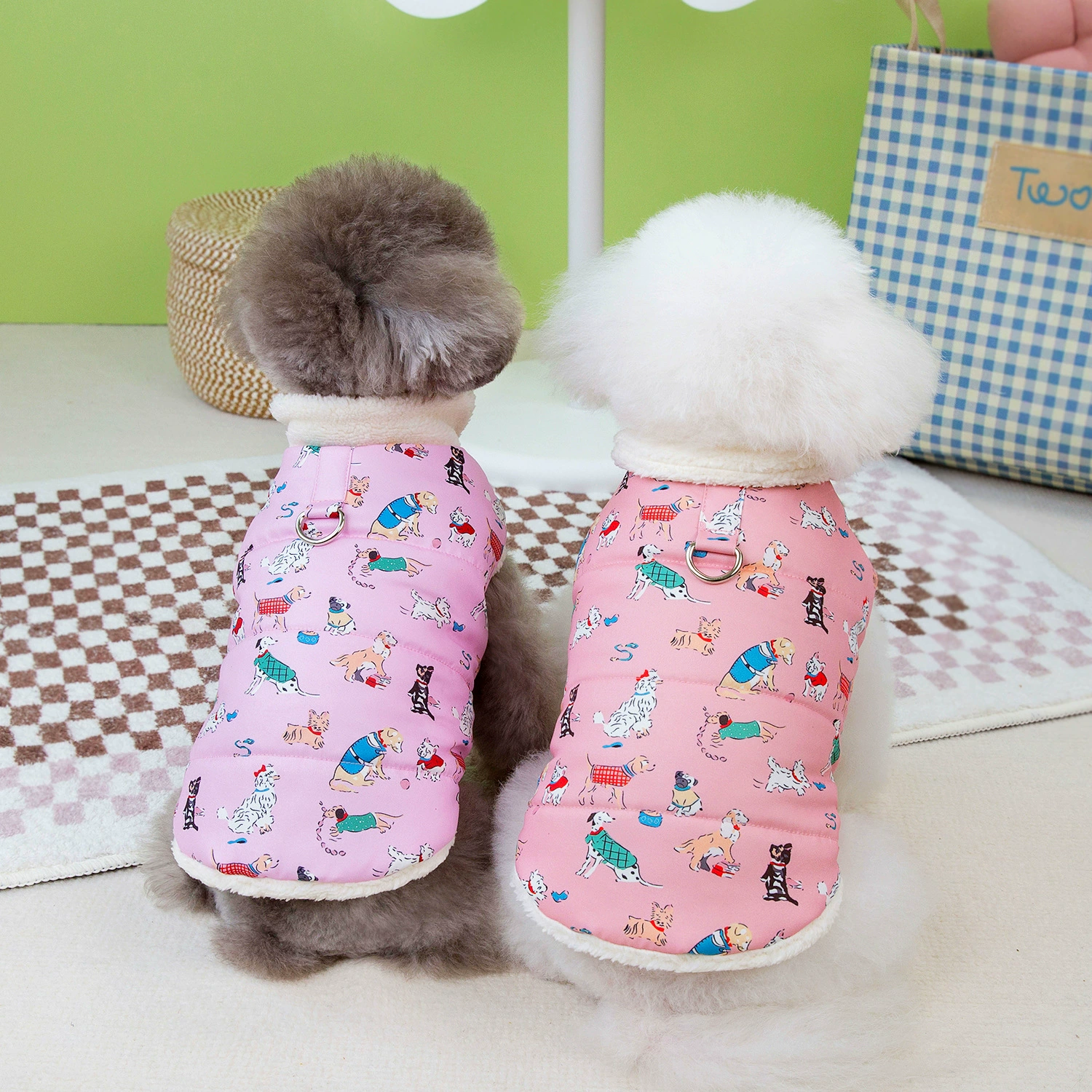 2024 Dis Dog хлопчатобумажная одежда осень-зима теплая собачья одежда VIP Tedi Bear Little Dog одежда для домашних животных