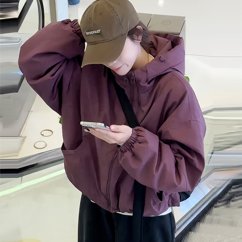 早春服のショートジャケットの女性モデル春秋冬の新型2025爆初春タイプのカジュアルな薄いジャケット|undefined