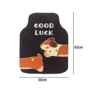 cute cartoon cuttable floor mats, silk – Avtomobil döşəmə paspasları - cartoon-car-floor-mat-10-5060cmsilk-loop-can-be-cut-to-sizefront-row-floor-mat