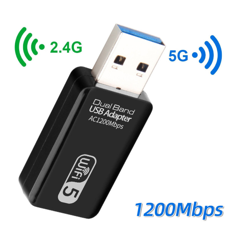1200m dual-frequency USB3.0 wireless network card 8812 wireless receiver WIFI Adapter 5G portable WIFI