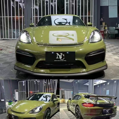 Car Roll Film, Car paint protective film - pet-material-crystal-combat-green-165m