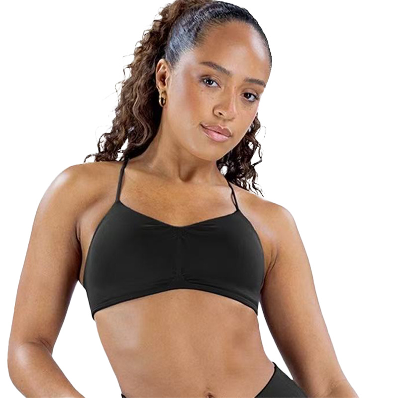 Cross-Border New Product Sling Yoga Bra Seamless High Elastic Push-Up Shockproof Sports Running Fitness Sexy Yoga Bra