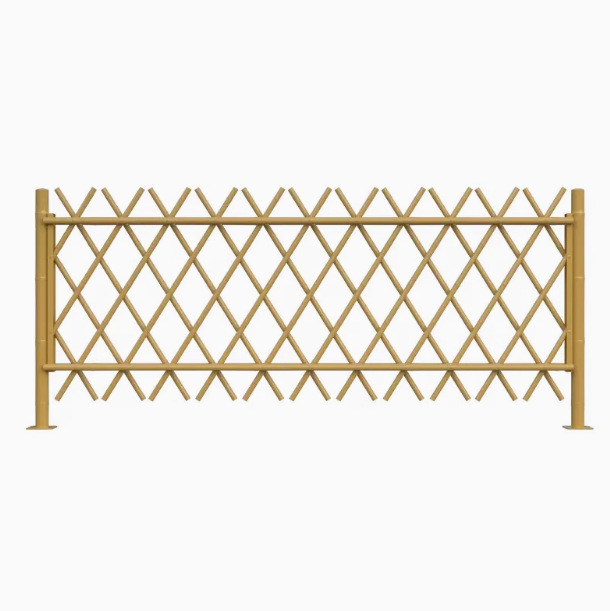 acero inoxidable imitación de bambú barandilla nuevo jardín rural huerto imitación de bambú tubo valla valla valla de jardín césped imitación de bambú valla