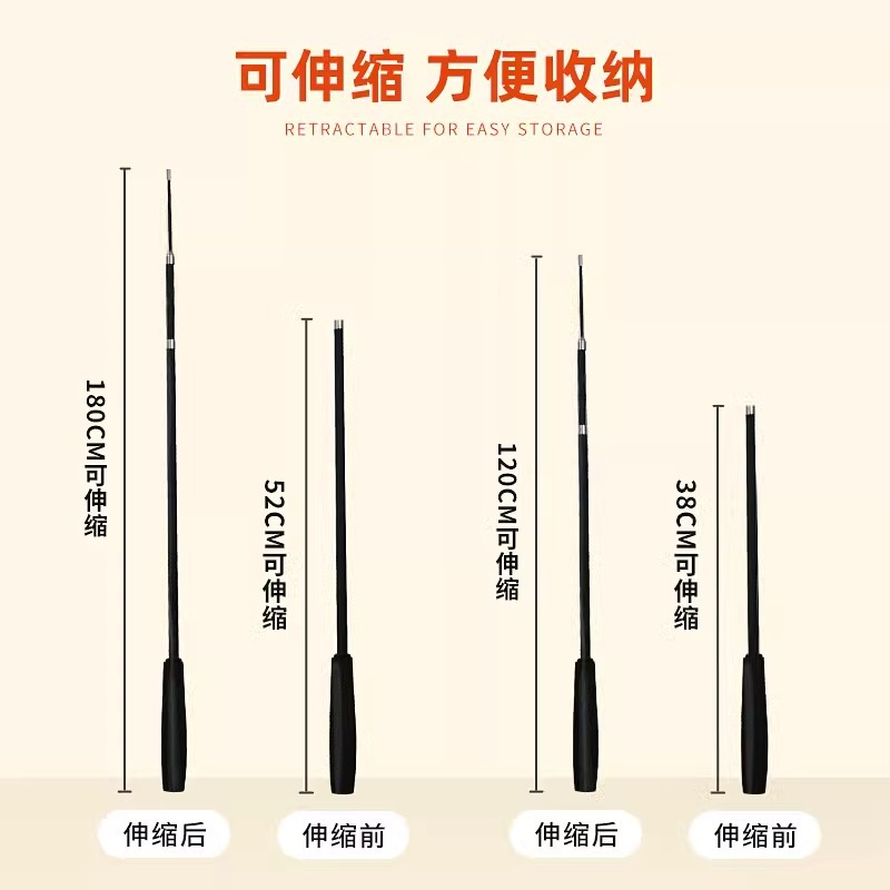 Divertido gato palo retráctil larga varilla gato juguete auto-Hola aliviar tapada reemplazo cabeza caña de pescar gatito consumo suministros físicos