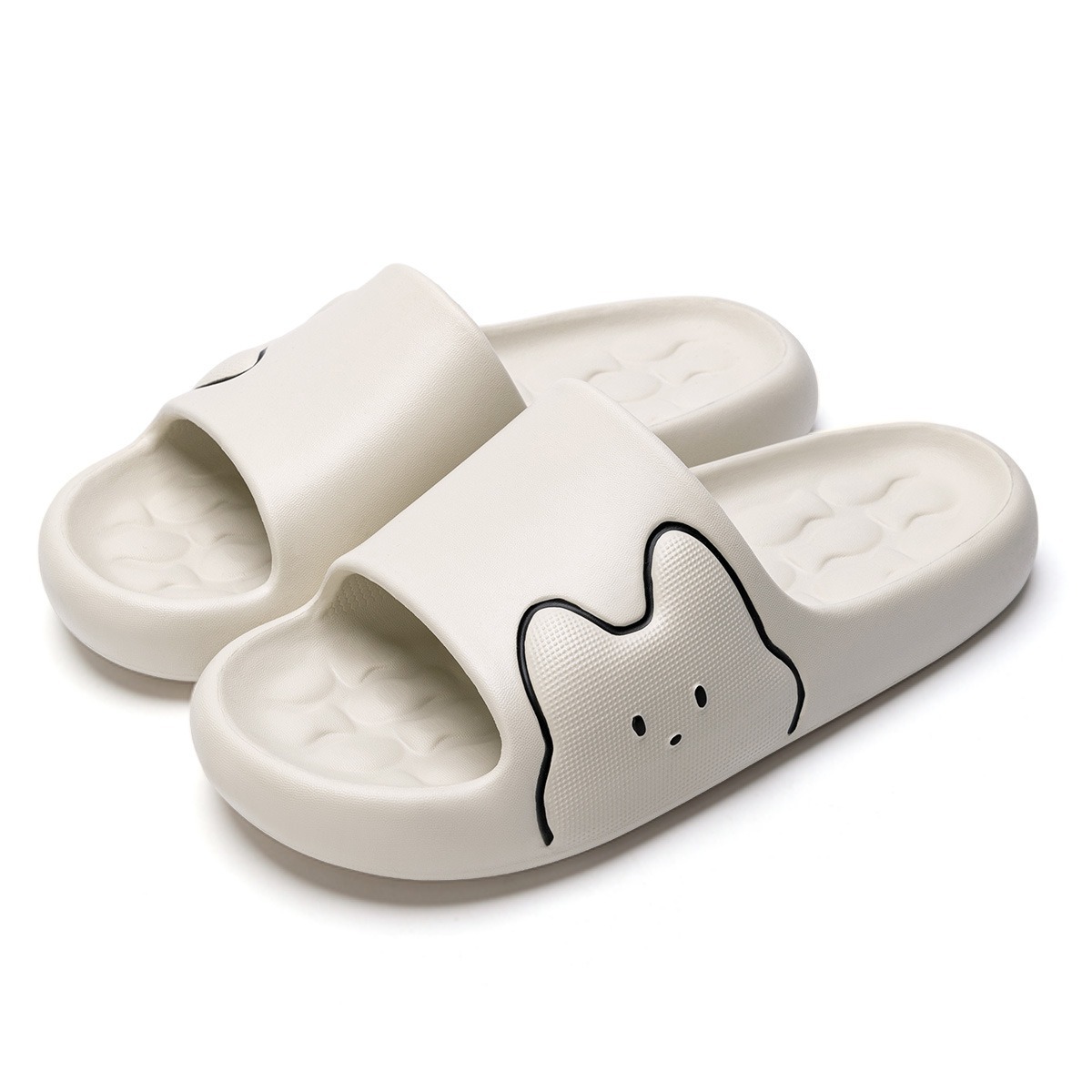 Pantofole da casa estive da uomo di alta qualità con suola spessa, modello 2026, comode da indossare in casa, sandali antiscivolo in EVA per il bagno e per donna._voghion.com