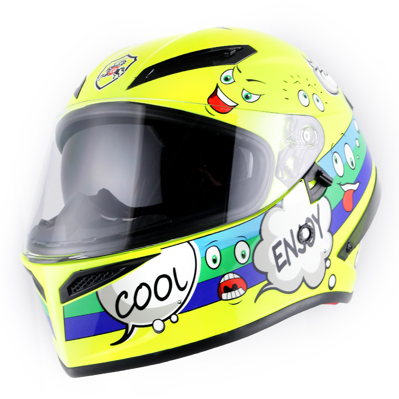 Casco de equitación motocicleta hombres cuatro estaciones universal doble lente grande cola casco Bluetooth motocicleta Caballero expuesto casco completo