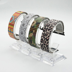 適用蘋果手錶彈力錶帶iWatch磨砂彈簧不鏽鋼手錶帶 38/40/42/44mm