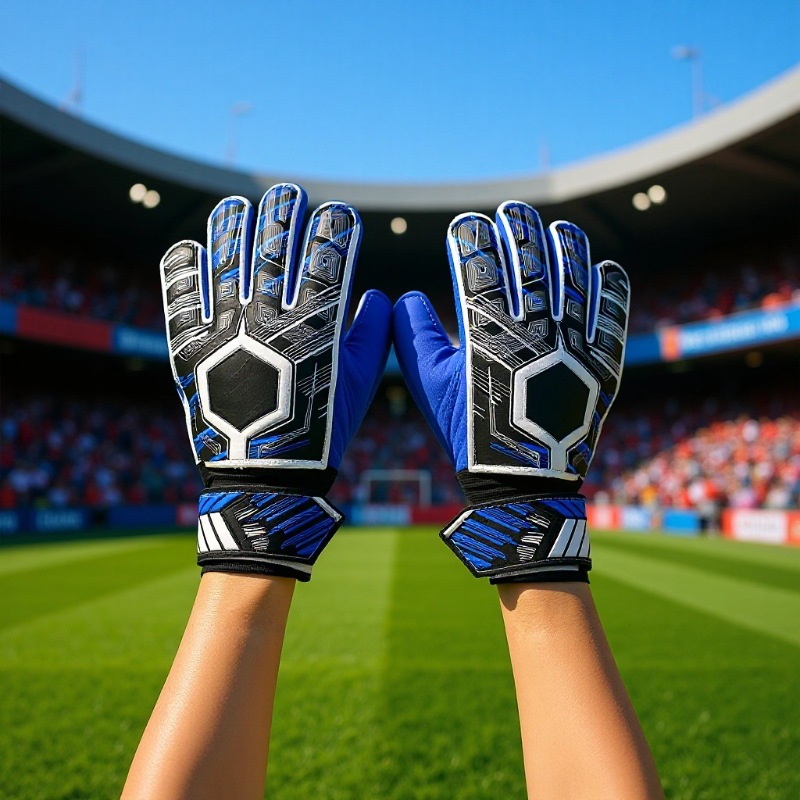 Guantes de portero de fútbol infantil guantes especiales guantes guantes de portero de estudiantes primarios guantes de portero de adolescentes tamaño promedio