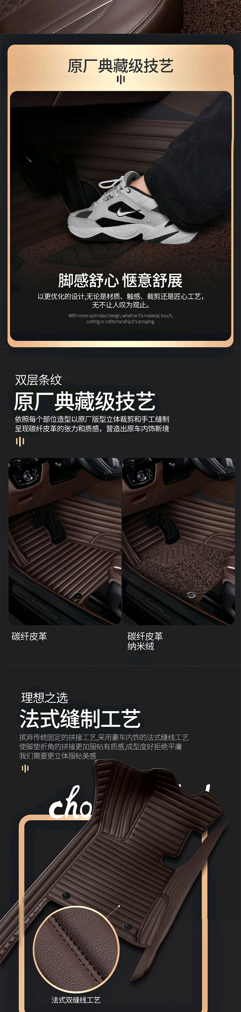 Car Floor Mats, Special Car Mats, Double-Layer Fully Surrounded Floor Mats, Dirt-Resistant and Wear-Resistant, Car Floor Mats, Customized by Manufacturers