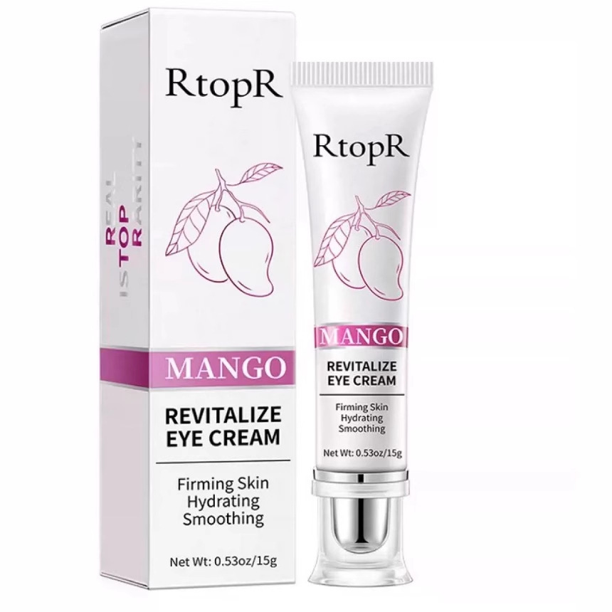 跨境彩妝RtopR眼霜速賣通貨源 RtopR006 芒果跨境保濕滋潤緊致
